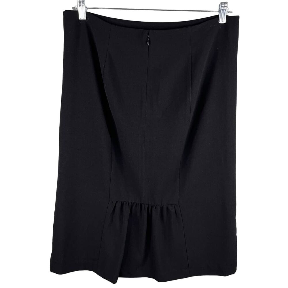 NY & Co 7th Avenue Design Pencil Skirt 16 Black Back Cinch New - Picture 4 of 16